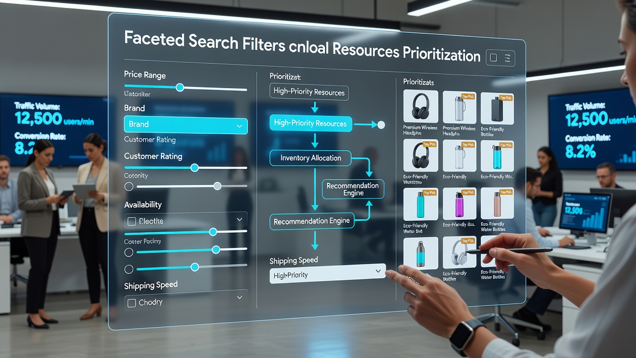Examining How Faceted Search Filters Influence Resource Prioritization in High-Traffic Retail Platforms